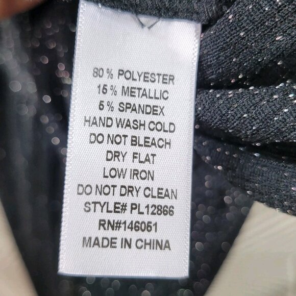 New Jumpsuit Plus Size 3X Playsuit Silver Black Stretchy Evening Event Wrap Top - Picture 8 of 8